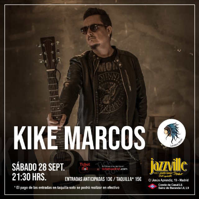 Kike Marcos presenta en la sala Jazzville de Madrid su nuevo disco y poemario en un concierto íntimo el 28 de septiembre de 2024 - 1, Foto 1