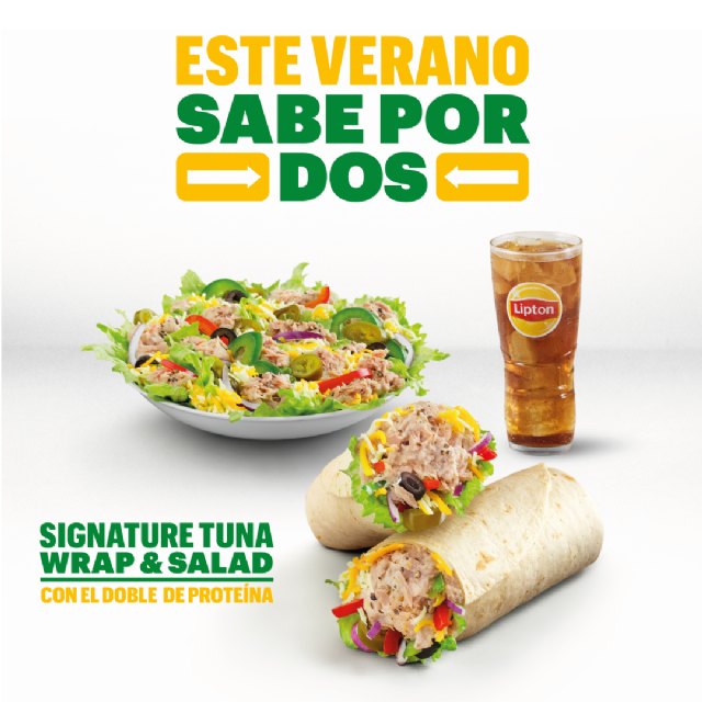 Subway ofrece un verano con doble sabor con su nueva apuesta ´signature tuna wrap & salad´ - 1, Foto 1