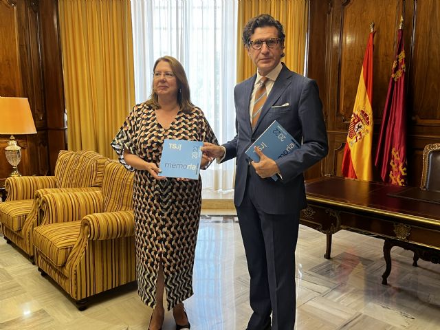 El TSJ de Murcia presenta su balance de actividad 2022 en la AsambleaRegional - 2, Foto 2