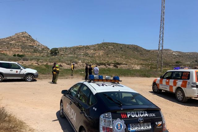 Contralado el incendio forestal en el Barranco de Orfeo de Cartagena - 1, Foto 1