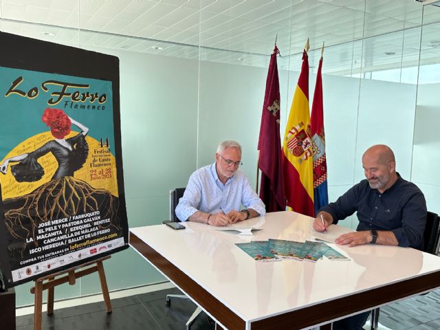 El Ayuntamiento firma convenio de colaboración con la Peña Flamenca Melón de Oro - 2, Foto 2