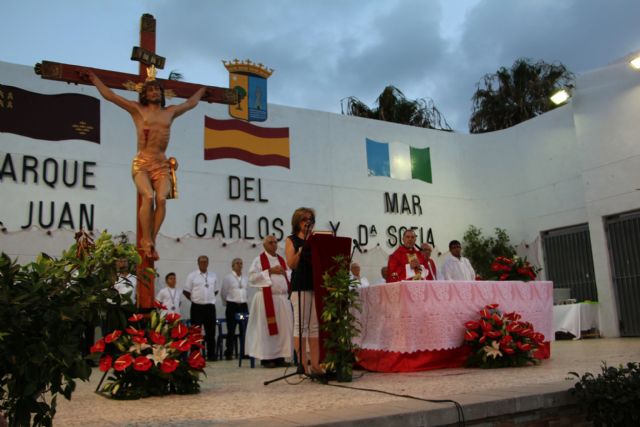 Multitudinaria misa en honor al Cristo del Mar Menor en Lo Pagán - 2, Foto 2