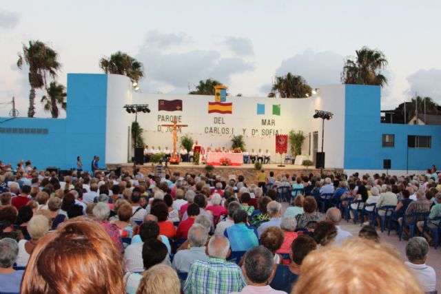 Multitudinaria misa en honor al Cristo del Mar Menor en Lo Pagán - 3, Foto 3