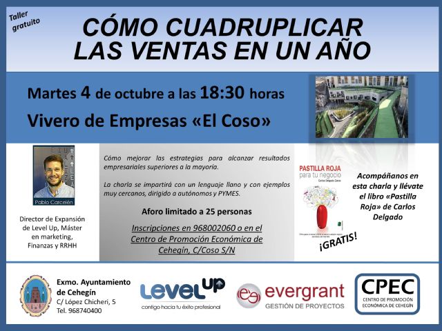 Abierto el plazo de inscripción para un taller gratuito de emprendimiento - 1, Foto 1