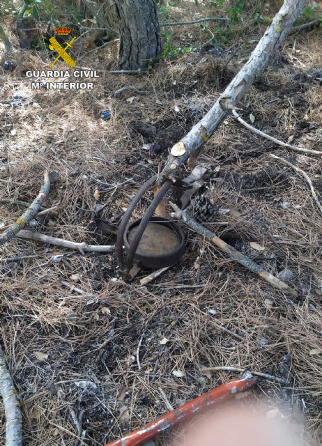 La Guardia Civil investiga a dos vecinos de Ricote por la presunta colocación de un cepo que causó lesiones a un perro y a su dueña - 1, Foto 1