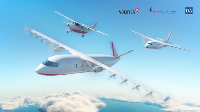 Así será el primer avión 100% eléctrico de Volotea, Air Nostrum y Dante Aeronautical - 1, Foto 1