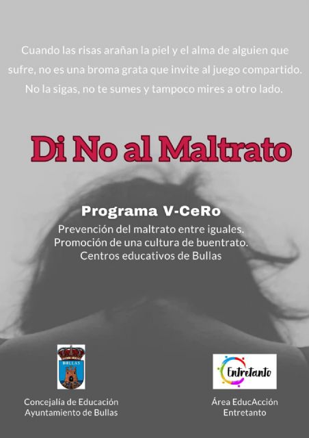 Bullas lanza el Programa V-Cero para prevenir el maltrato entre iguales - 1, Foto 1