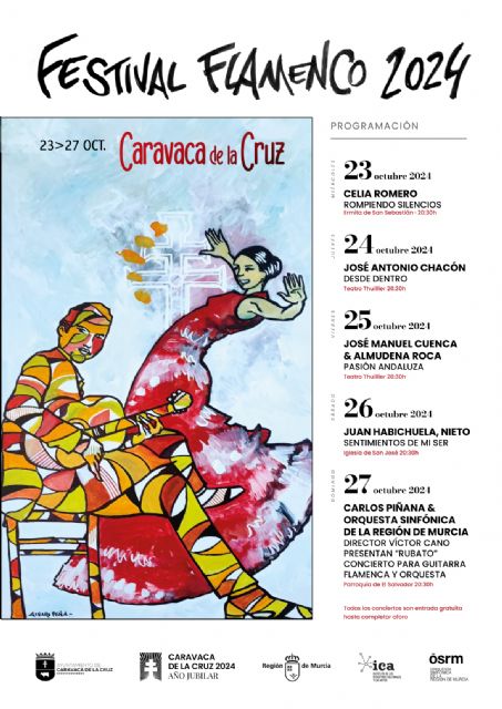 Caravaca celebra esta semana su primer festival de arte flamenco con cinco conciertos de reconocidos artistas - 1, Foto 1