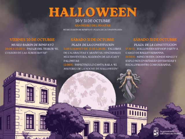 Un pasaje del terror, talleres y baile para celebrar en San Pedro del Pinatar Un pasaje del terror, talleres y baile para celebrar en San Pedro del Pinatar