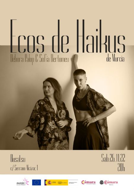 Débora Palop & Sofía Bertomeu sorprenderán el próximo sábado 26 de noviembre con su show de spoken word 'Ecos de Haikus de Murcia' - 1, Foto 1