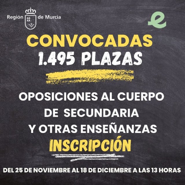 Educación publica la convocatoria de 1.495 plazas de las oposiciones 2025 para profesores de Secundaria, FP y otros cuerpos - 1, Foto 1