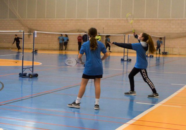 El pabellón 'Mireia Belmonte', escenario de una jornada escolar de bádminton - 2, Foto 2