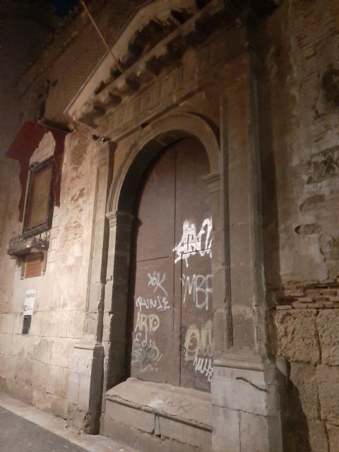 Cultura destina 35.000 euros para la restauración de la fachada lateral de iglesia de San Bartolomé de Murcia - 1, Foto 1