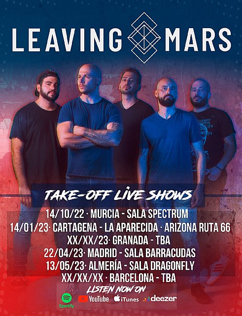 Leaving Mars presenta nuevas fechas de su gira otake- off live show - 1, Foto 1