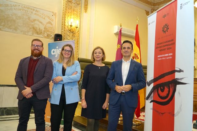 Aje región de Murcia presenta el 25 aniversario del premio caixabank jóvenes empresarios héroes - 2, Foto 2