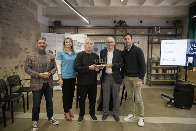 CaixaBank organiza una charla de Ferran Adrià en la Escuela de Hostelería de Cáritas - 1, Foto 1