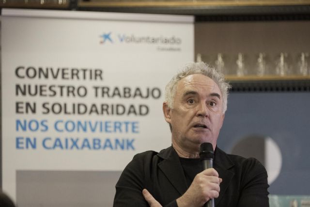 CaixaBank organiza una charla de Ferran Adrià en la Escuela de Hostelería de Cáritas - 2, Foto 2