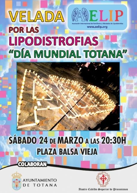 Tomorrow, the Velada por las lipodistrofias will take place in the Plaza Balsa Vieja de Totana, Foto 2