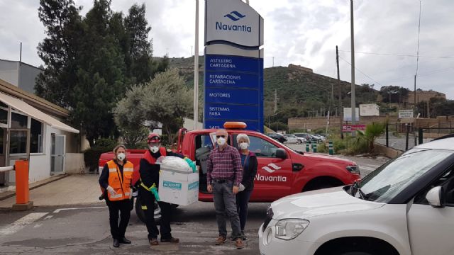 Navantia dona material sanitario a los hospitales de Santa Lucía y la Arrixaca - 1, Foto 1