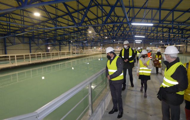 Parte del agua regenerada en la depuradora Murcia- Este se utilizará para el riego de zonas verdes y la limpieza viaria - 1, Foto 1