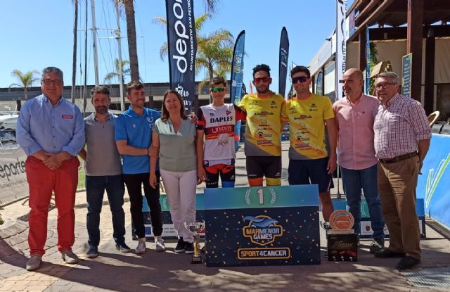 Elena Romero y Bienvenido Ballester, campeones regionales de triatlón en el Marina de las Salinas de San Pedro del Pinatar - 4, Foto 4