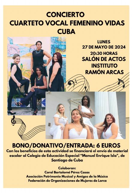 La Asociación Entrepueblos organiza en Lorca un concierto en beneficio de un colegio cubano de Educación Especial - 2, Foto 2