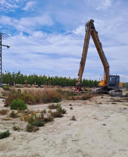 La CHS inicia los trabajos de laminación en la rambla de Huete en Ceutí - 1, Foto 1