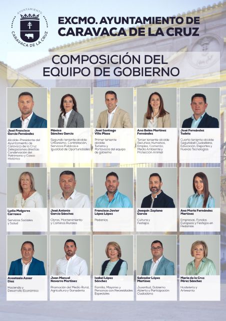 El alcalde distribuye las delegaciones en 40 áreas de trabajo entre los 15 concejales que conforman el nuevo equipo de Gobierno - 1, Foto 1