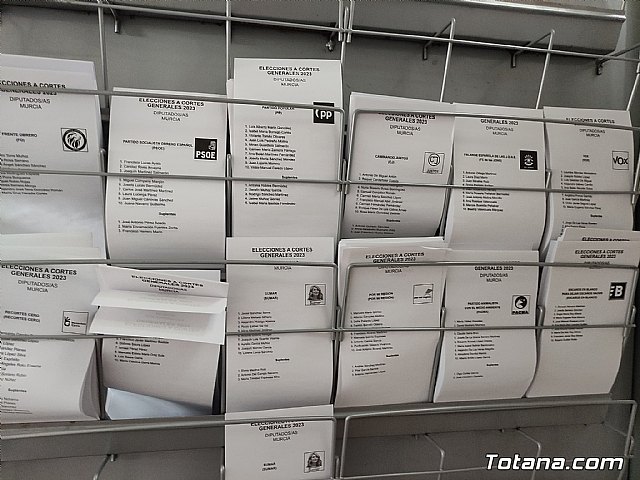 La participación de electores en Totana asciende al 41,99% por ciento, a las 14:00 horas; 6,21% puntos más que respecto a la cita del 2019 a la misma hora - 2, Foto 2