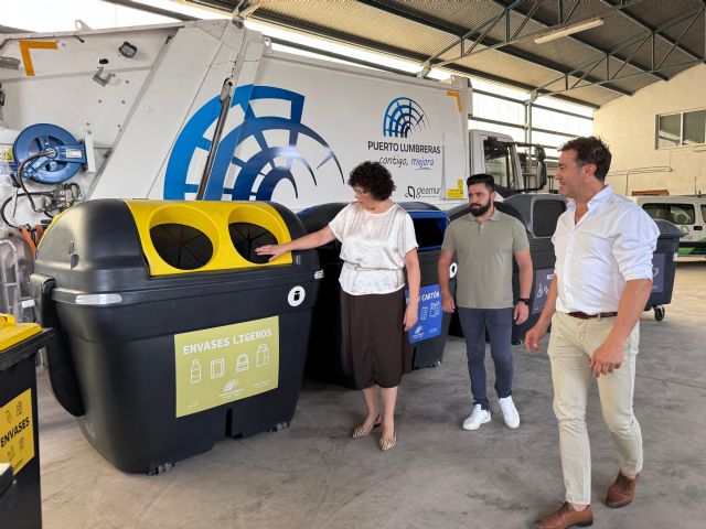 El Ayuntamiento de Puerto Lumbreras inicia la colocación de 621 nuevos contenedores de basura por todo el municipio El Ayuntamiento de Puerto Lumbreras inicia la colocación de 621 nuevos contenedores de basura por todo el municipio