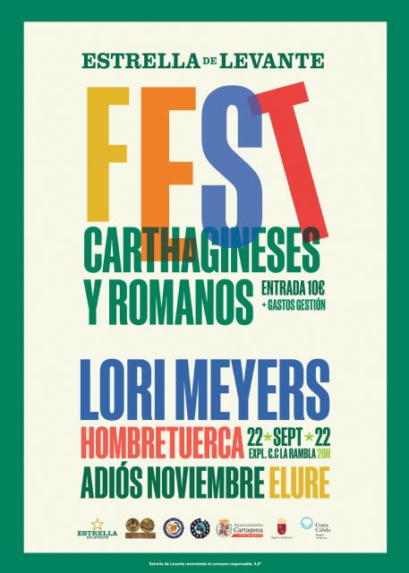 Lori Meyers encabeza el cartel del Festival Carthagineses y Romanos Estrella de Levante - 4, Foto 4