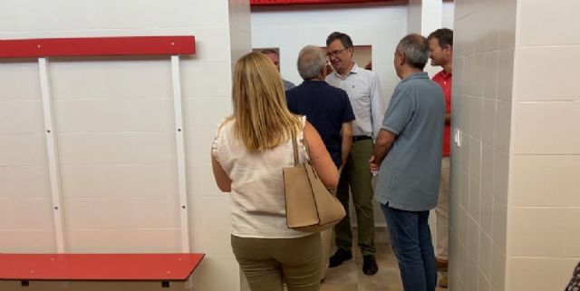 Las mejoras en el campo de fútbol de Corvera incluyen nuevos vestuarios y un espacio bioclimático - 2, Foto 2