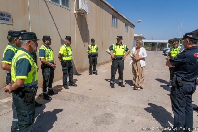 La Unidad de Tráfico de Guardia Civil comienza a operar desde el espacio cedido por el Ayuntamiento de Cartagena - 1, Foto 1