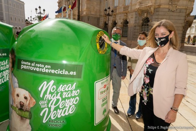 Cartagena reafirma su compromiso con el reciclaje de vidrio participando en la campaña No seas más raro que un perro verde - 2, Foto 2