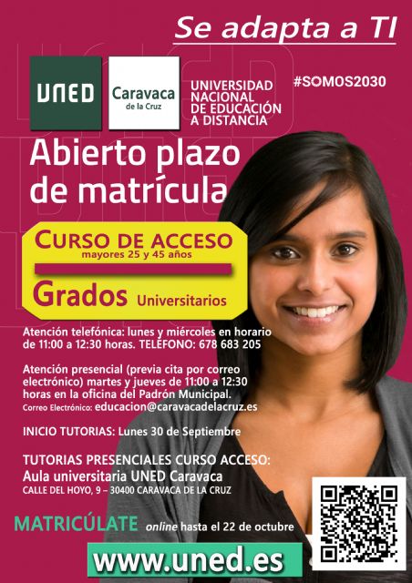 La UNED tiene abierto el plazo de matrícula hasta el 22 de octubre - 1, Foto 1