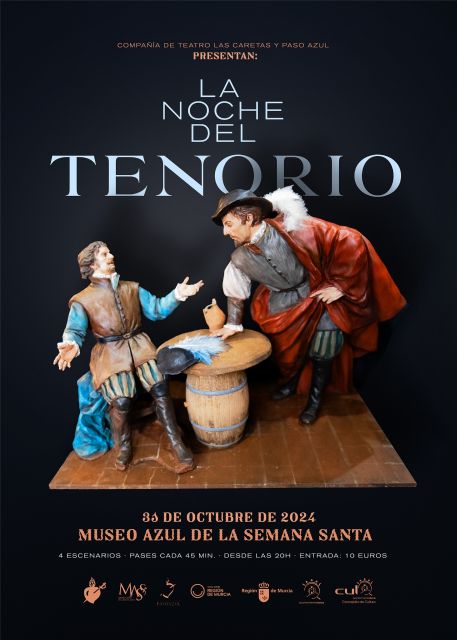 'La Noche del Tenorio' del Paso Azul cumple nueve años conmemorando la festividad de los difuntos, el 31 de octubre, en Lorca - 1, Foto 1