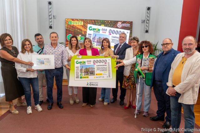 Cartagena protagoniza el cupón de la ONCE gracias al Premio Reina Letizia de Accesibilidad - 1, Foto 1