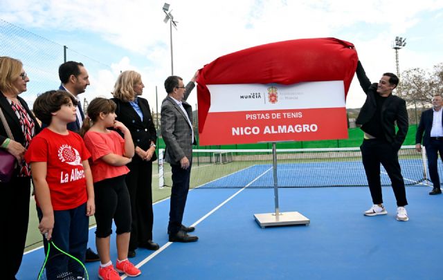 Nico Almagro da nombre a las nuevas pistas de tenis de La Alberca - 2, Foto 2