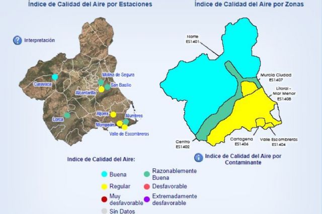 Desactivado el Nivel 1 preventivo por partículas en suspensión en La Aljorra y litoral de Cartagena - 1, Foto 1