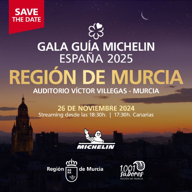 La Región de Murcia reunirá a los mejores 250 chefs de toda España con la celebración de la Gala de la Guía Michelin 2025 - 1, Foto 1