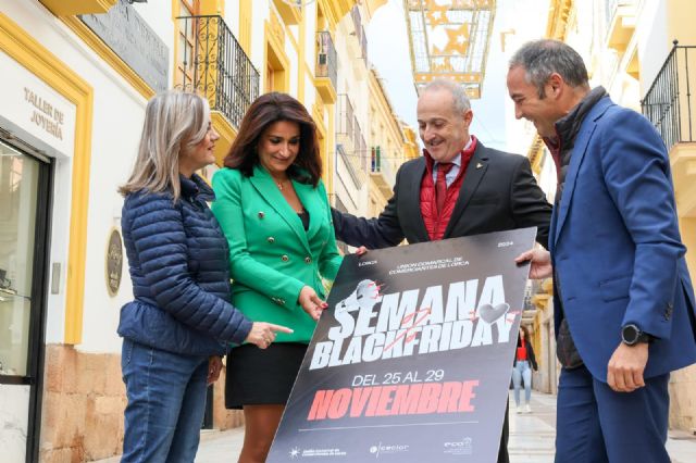 La Unión Comarcal de Comerciantes activa la campaña Semana Black Friday, con la colaboración del Ayuntamiento de Lorca - 1, Foto 1