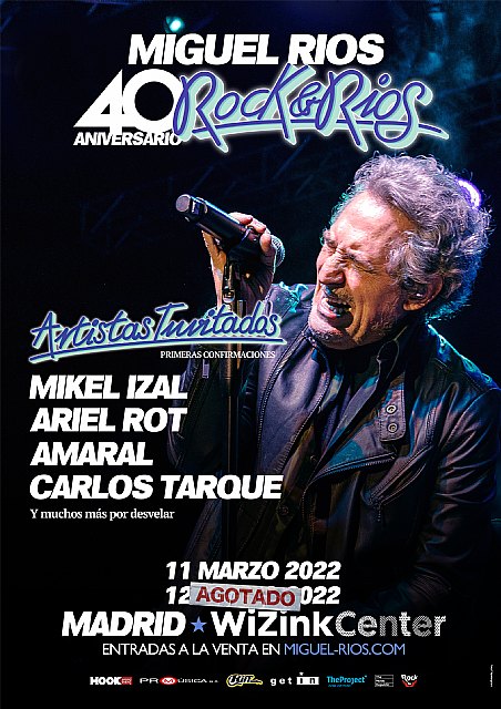 Miguel Ríos anuncia los cuatro primeros invitados que le acompañarán en el concierto aniversario del Rock&Rios - 1, Foto 1