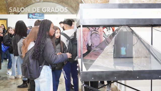 Ochenta estudiantes de Bachillerato de la iniciativa SIMIP visitan el CRAI Biblioteca de la UPCT - 2, Foto 2