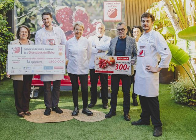 Un plato de granada mollar de Elche, su dashi y trucha del pirineo grana el concurso de Cocina Creativa con Granadas de Elche - 1, Foto 1