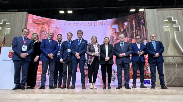 La Región de Murcia presenta en Fitur su aplicación de realidad inmersiva 360° para promocionar las procesiones de Semana Santa de Murcia y Cartagena - 1, Foto 1