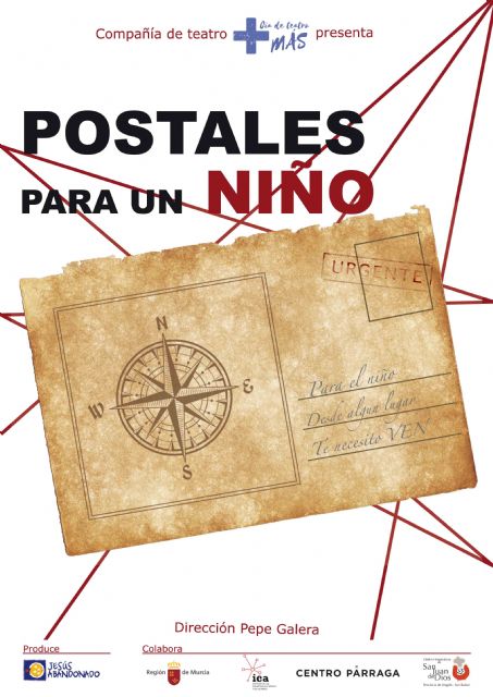 La Fundación Jesús Abandonado estrena la obra de teatro Postales para un niño en el Centro Párraga - 1, Foto 1