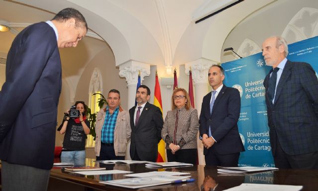 La consejera de Educación y Universidades asiste a la toma de posesión del nuevo vocal del Consejo Social de la UPCT, Eduardo Zaplana - 1, Foto 1