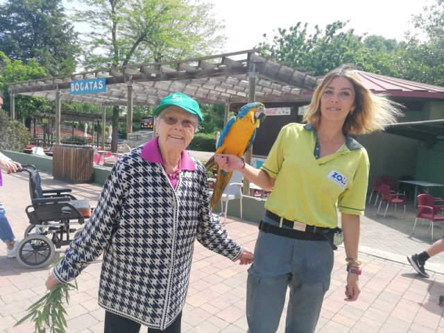 Un grupo de mayores residentes en el Centro Casaverde realizaron una excursión al zoo - 5, Foto 5