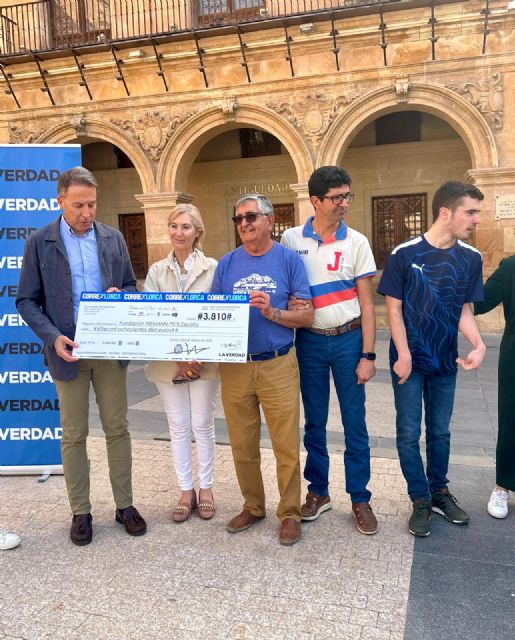 La Fundación Niemann-Pick recibe cerca de 4.000 euros de la recaudación de la carrera solidaria CorrexLorca - 1, Foto 1