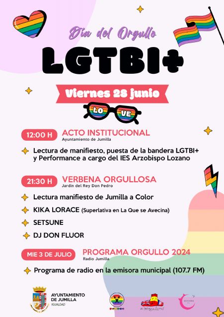 Igualdad presenta las actividades por el Día del Orgullo LGTBI+ en Jumilla - 1, Foto 1